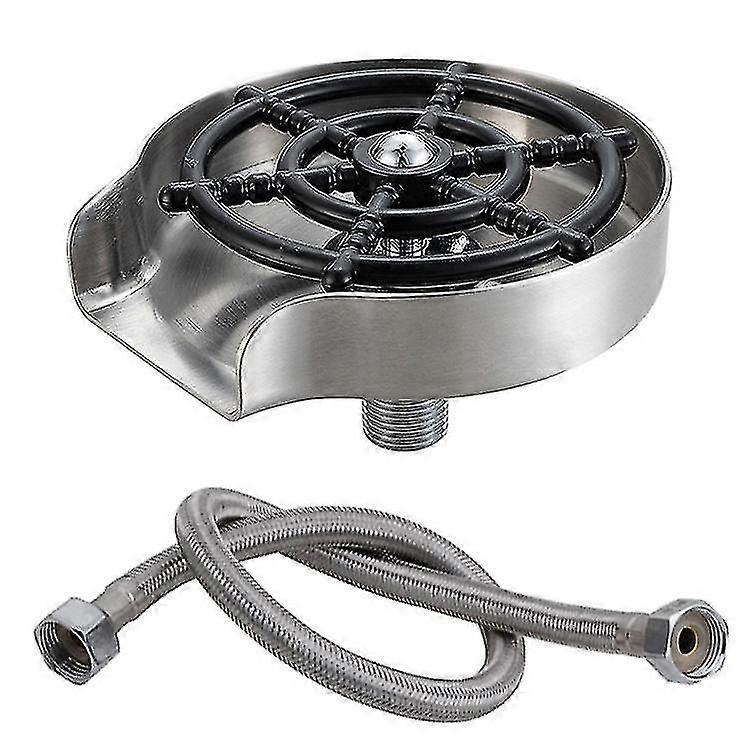 Automatisk glaskoppbricka Sköljare Bar Glaskanna Sköljare För Öl Kaffe Cleaner