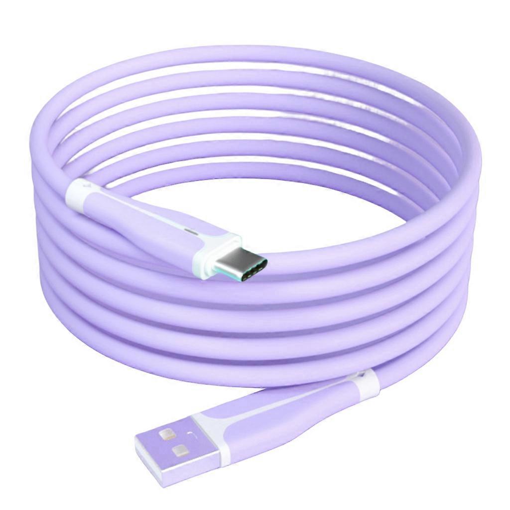 3.28ft/1m 3A Super Fast Charging Cable Data Line with Light Quick Phone Cord