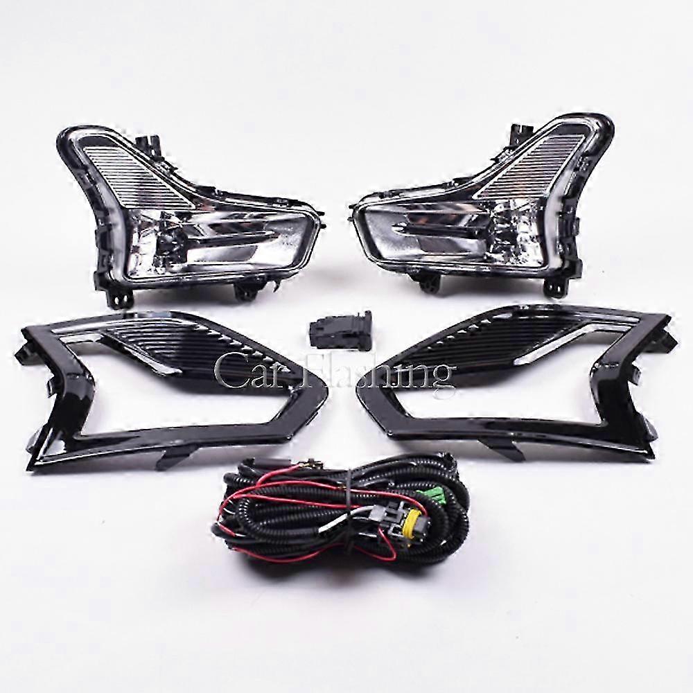 Superior LED Fog Light Assembly For Ford Mondeo Fusion 2019 2020 Front Lamp Daytime Running Light with lamps Cover Frame Harness