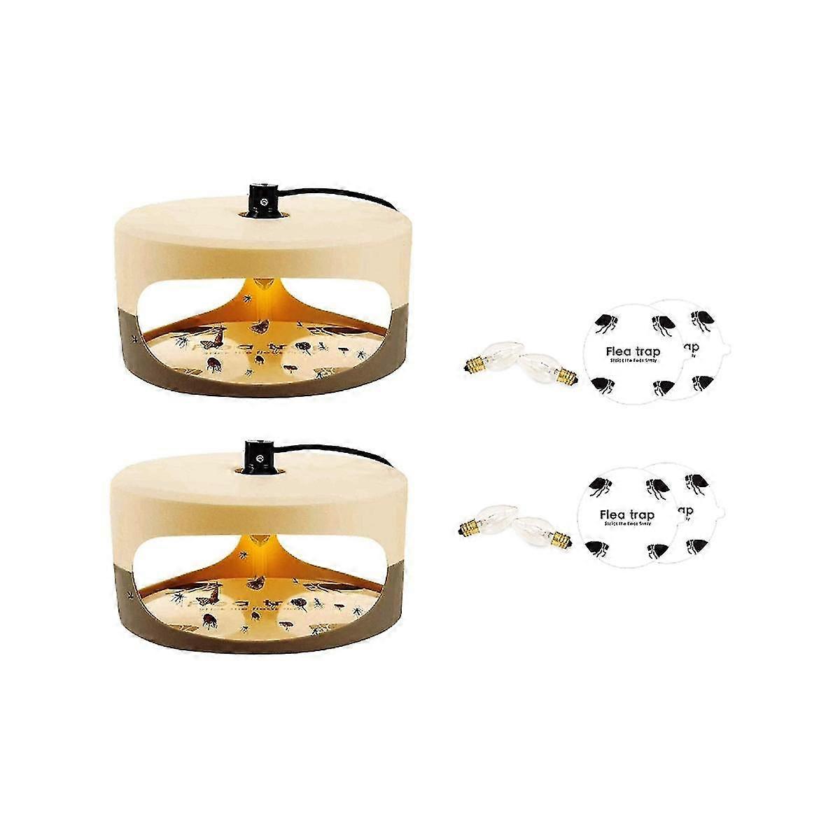 Armadilha para Insetos, Armadilha para Percevejos com Discos Adesivos Lâmpada Elétrica Interna Compatível com F