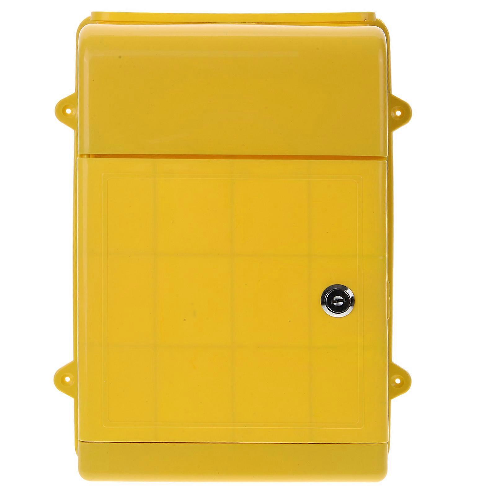 Hanging Wall Ballot Box With Lock Suggestion Box Wall-mount Mail Box Home Suggestion Box