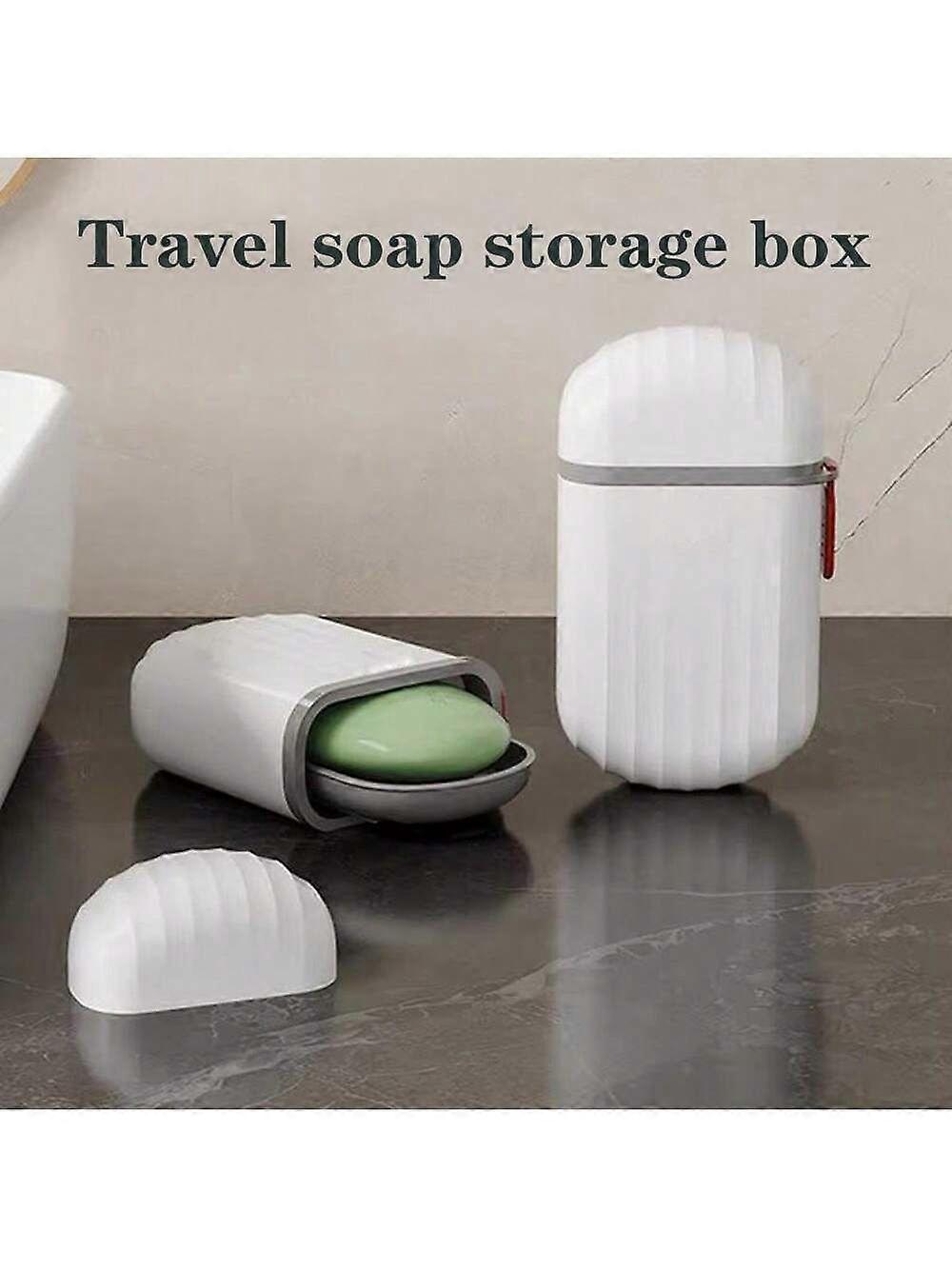 1pc Waterproof Portable Soap Box For Travel, Hiking, And Camping - KeepYour Soap Clean And Dry Anywhere!