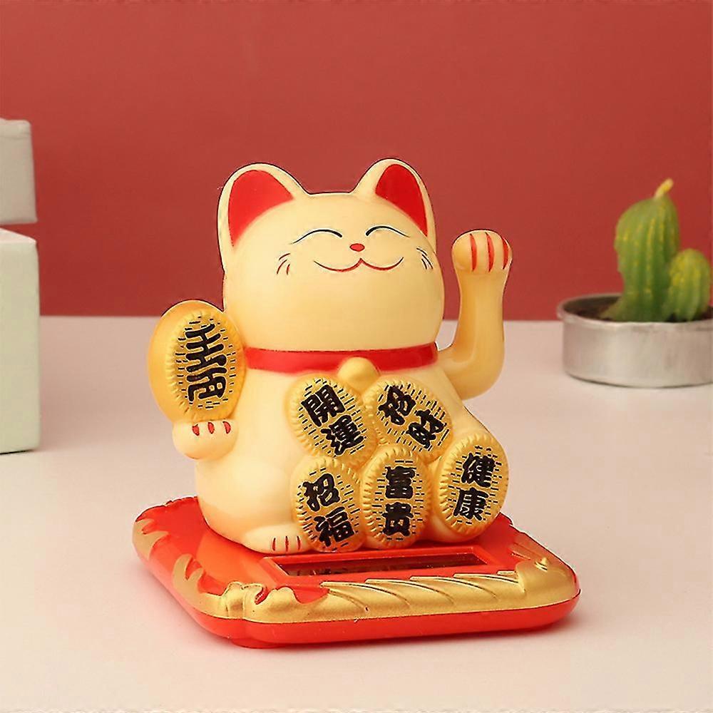 Lucky Cat Feng Shui Ornaments Table Art Home Room Decoration Suitable