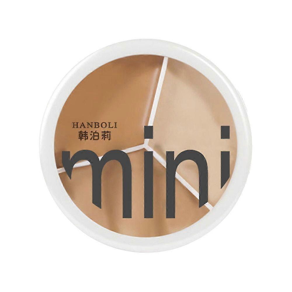 3 Colors Concealer Palette Natural Spot Dark Circle Acne Full Coverage Long Lasting Moisturizing Matte Finish Foundation Cream