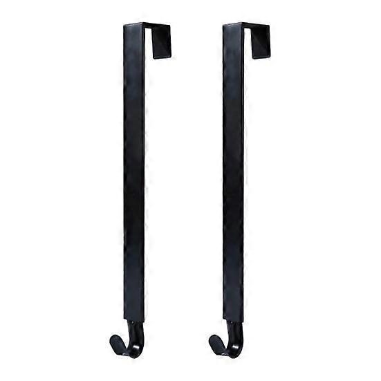 1/2Pcs Adjustable Christmas Wreath Hanger Rustproof Corrosion Resistant No Drill Installation