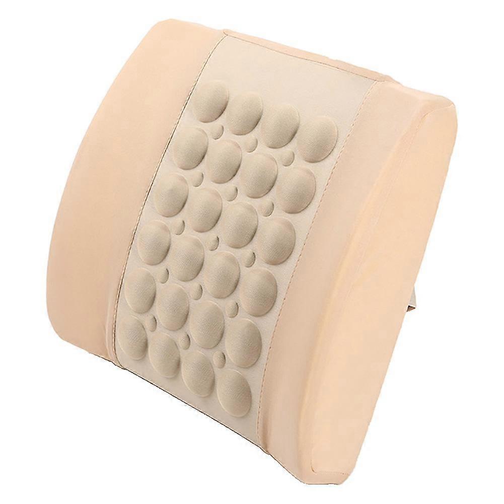 Adjustable Electric Massage Car Seat Sponge Waist Support Pillow Cushion