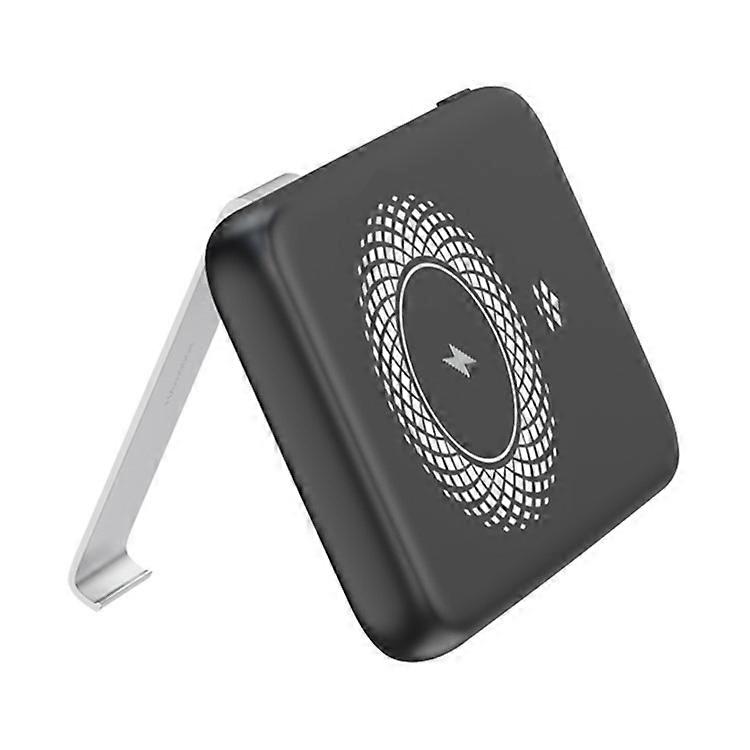 YF-T6 Multifunctional Wireless Magnetic Power Bank Stand 5000mAh Portable Phone Charger External Battery Pack Compatible with iPho