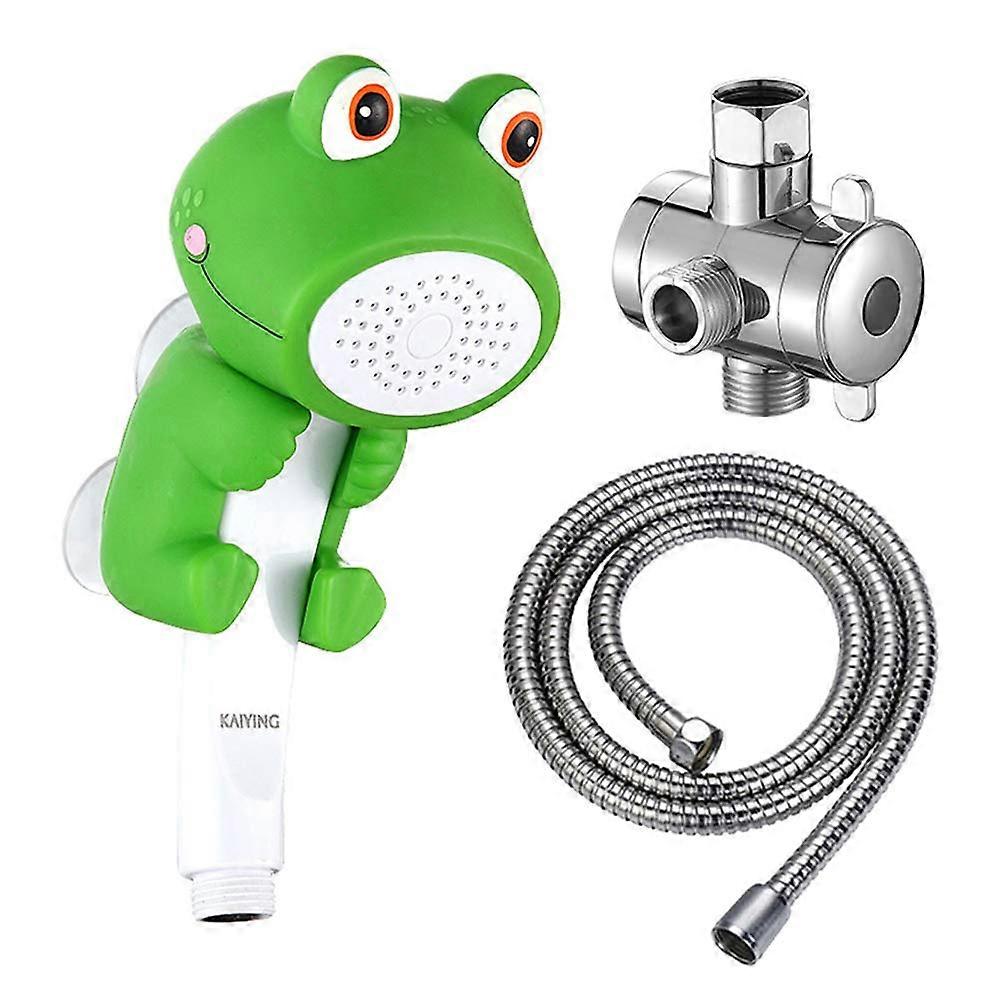 Cartoon Handheld Shower Head with Hose
