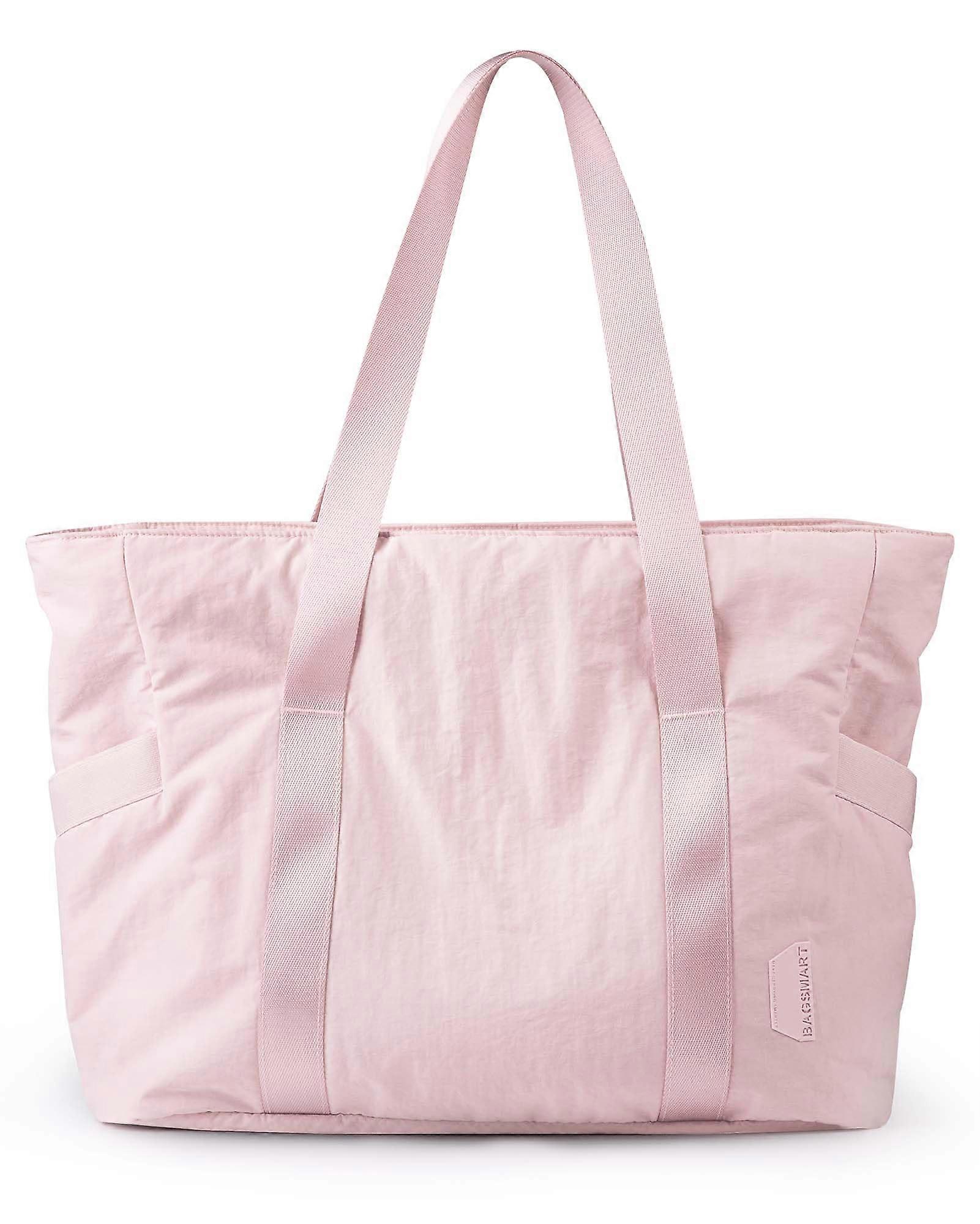 Tote Bag for Gym Work Essentials - Large Waterproof Nylon Gym Bag with Multiple Pockets and Adjustable Straps
