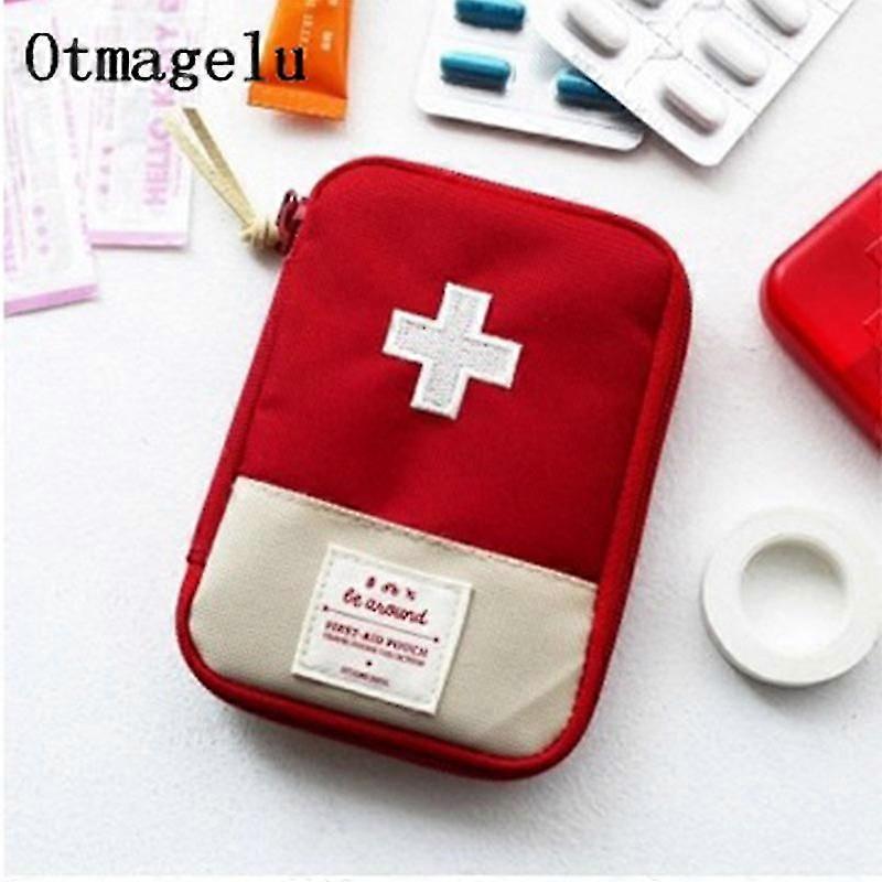 Mini Zippered Lock Medicine Storage Bag First Aid Kit For Outdoor Travel Organizer Portable Home Medicine Emergency Package