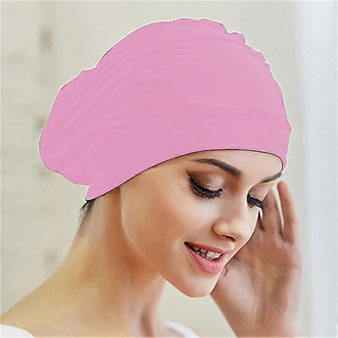 Swimming Cap Bathing Cap Long Short Hair Ear Protection Swimmers Caps Sport Fitness Turban Hats Simple All-Match Casual Pool Beach Hats Not Waterproof