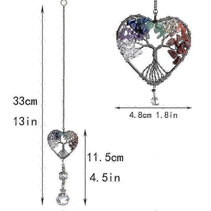 Glass Pendant Rainbow Maker Sd Tree Hanging Ornt Indoor Outdoor R
