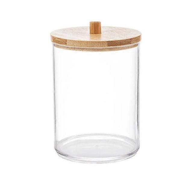 Stackable Clear Plastic Jars Clear Bathroom Storage Containers, High Quality Premium Plastic For Multi-Functional Storage And Easy Item Identification