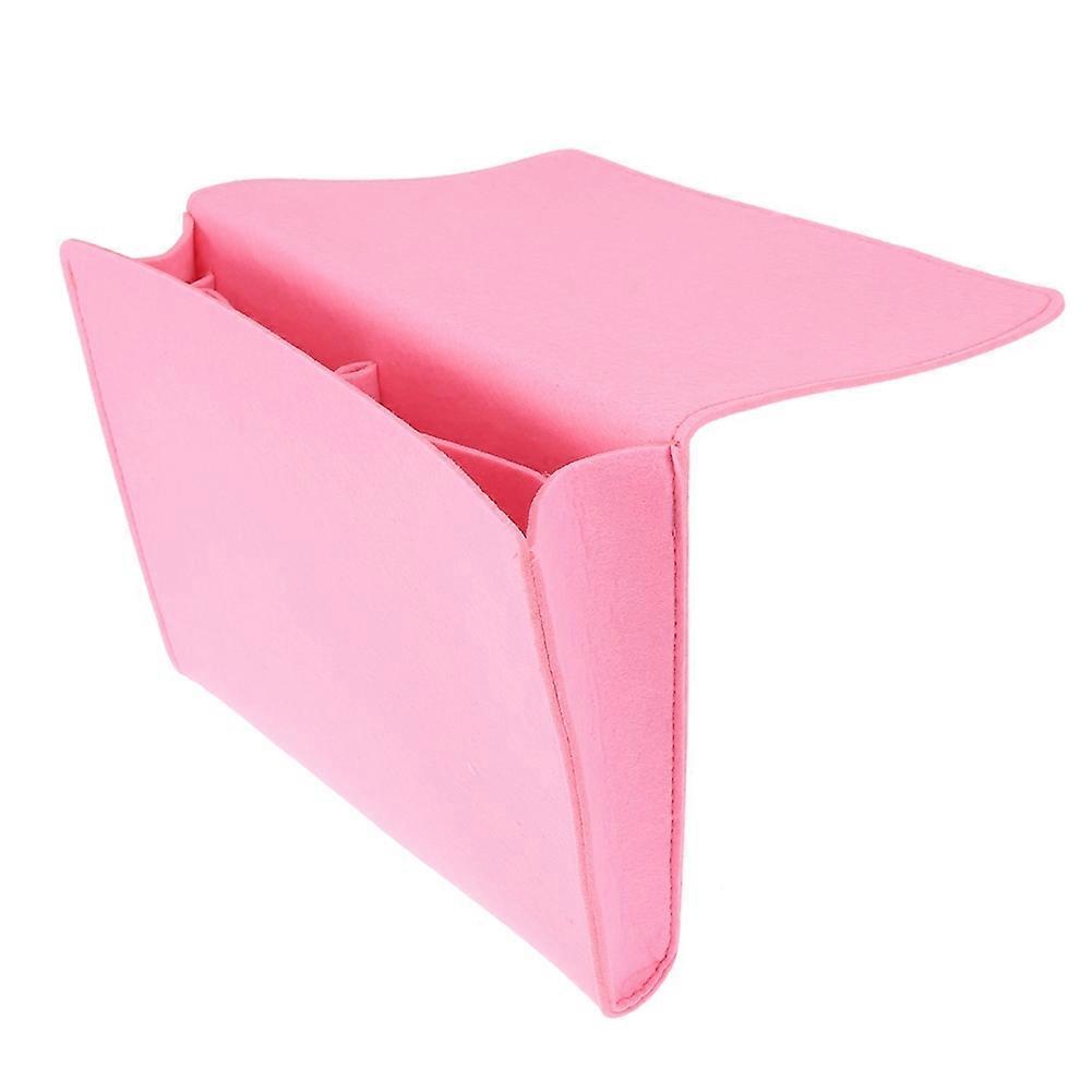 Simple style felt document storage bag, 2Small pocket for tablet and magazines