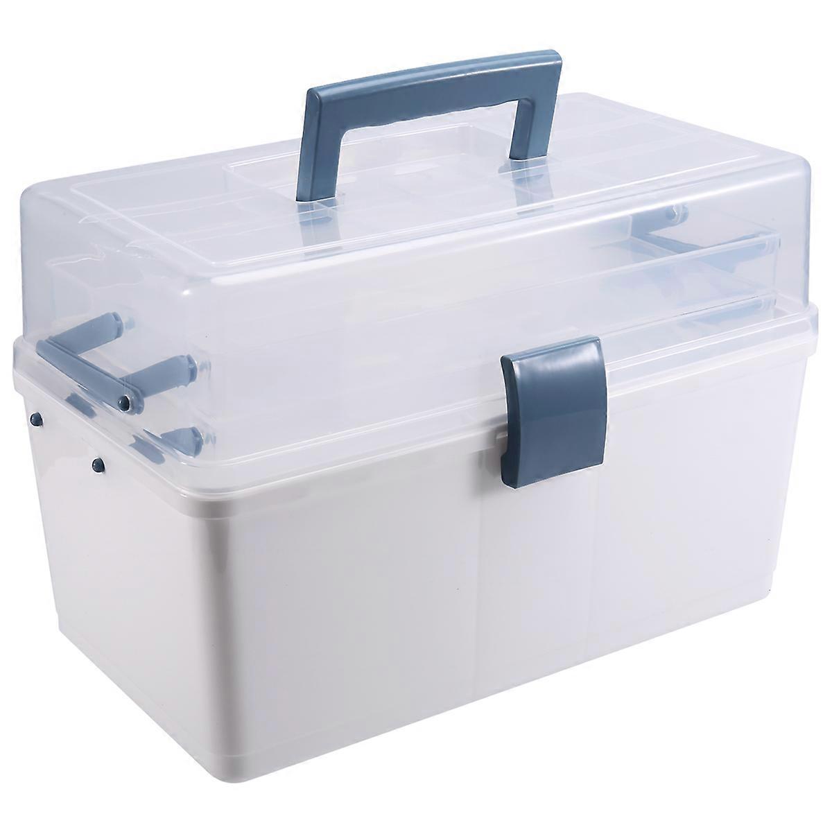 Portable Multifunctional Tool Box Hardware Storage Large Capacity Electrician Maintenance Toolbox Hardware Sorting Box