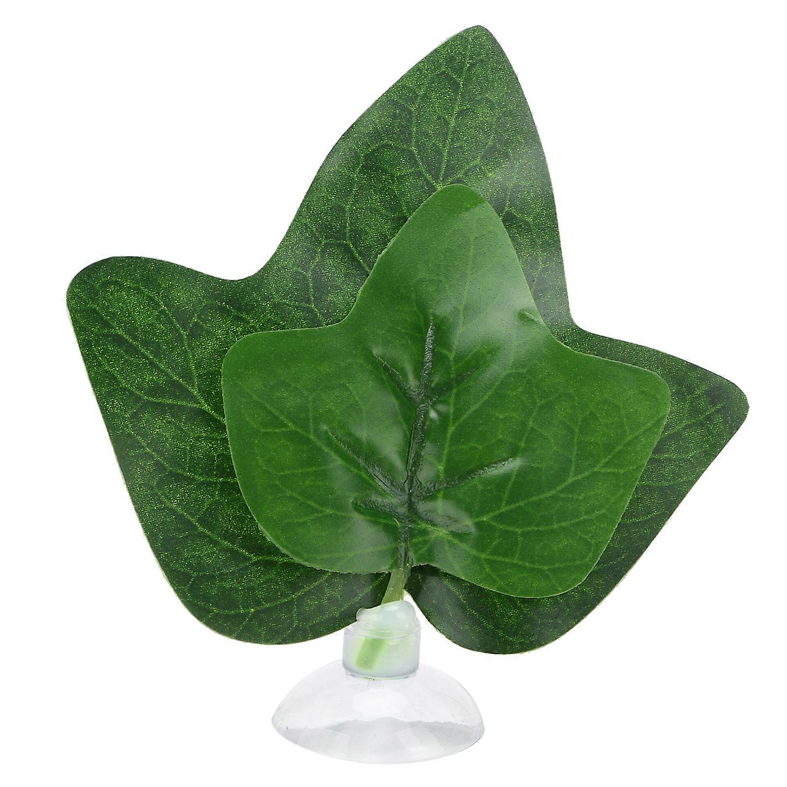 Betta Bed Leaf Hammock Comfortable and Plastic Betta Fish Leaf Pad for Resting and Breeding