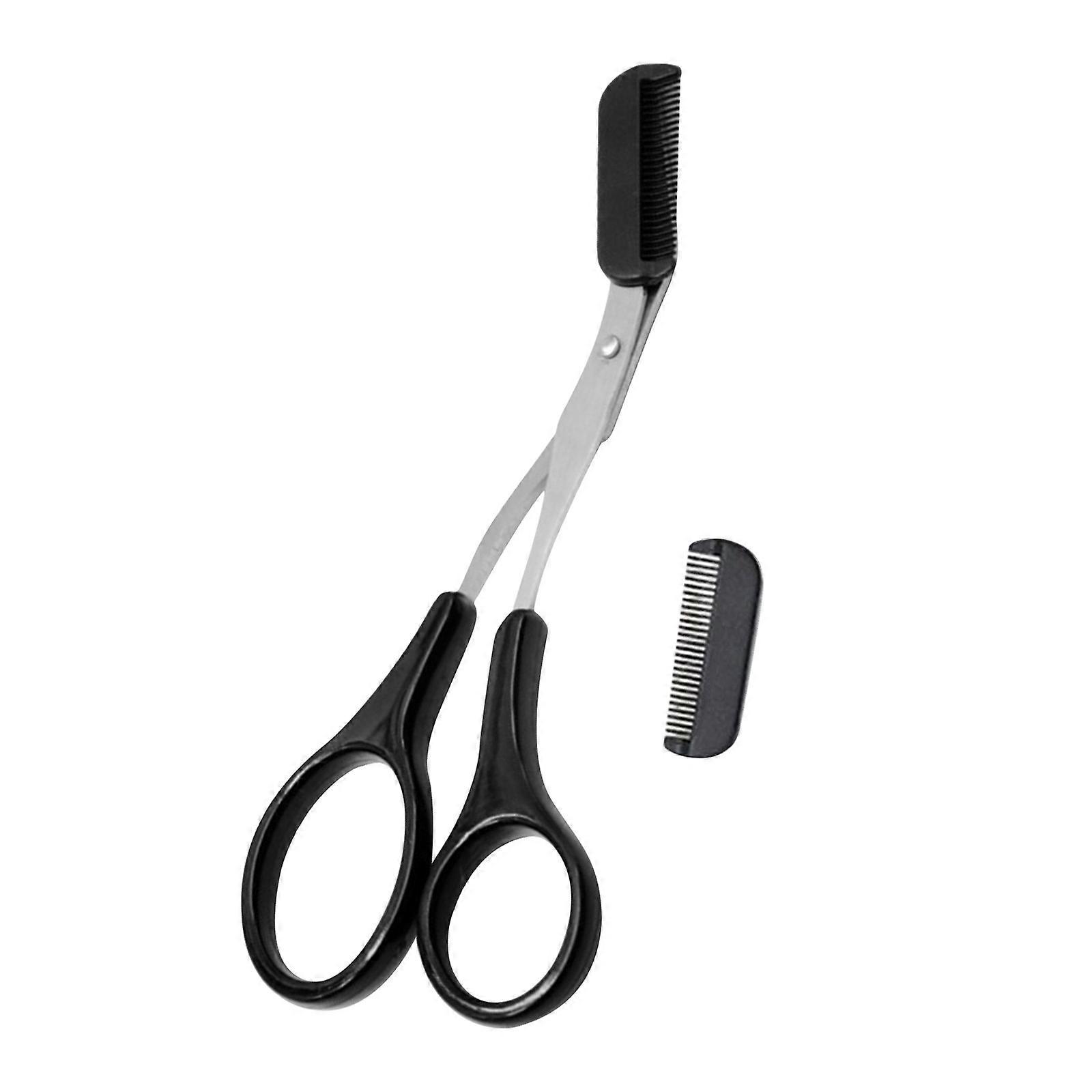 Eyebrow Scissors With Comb Precision Eyebrow Trimming Scissors Non Slip Eyebrow Cutter Hair Removal Eyebrow Scissors