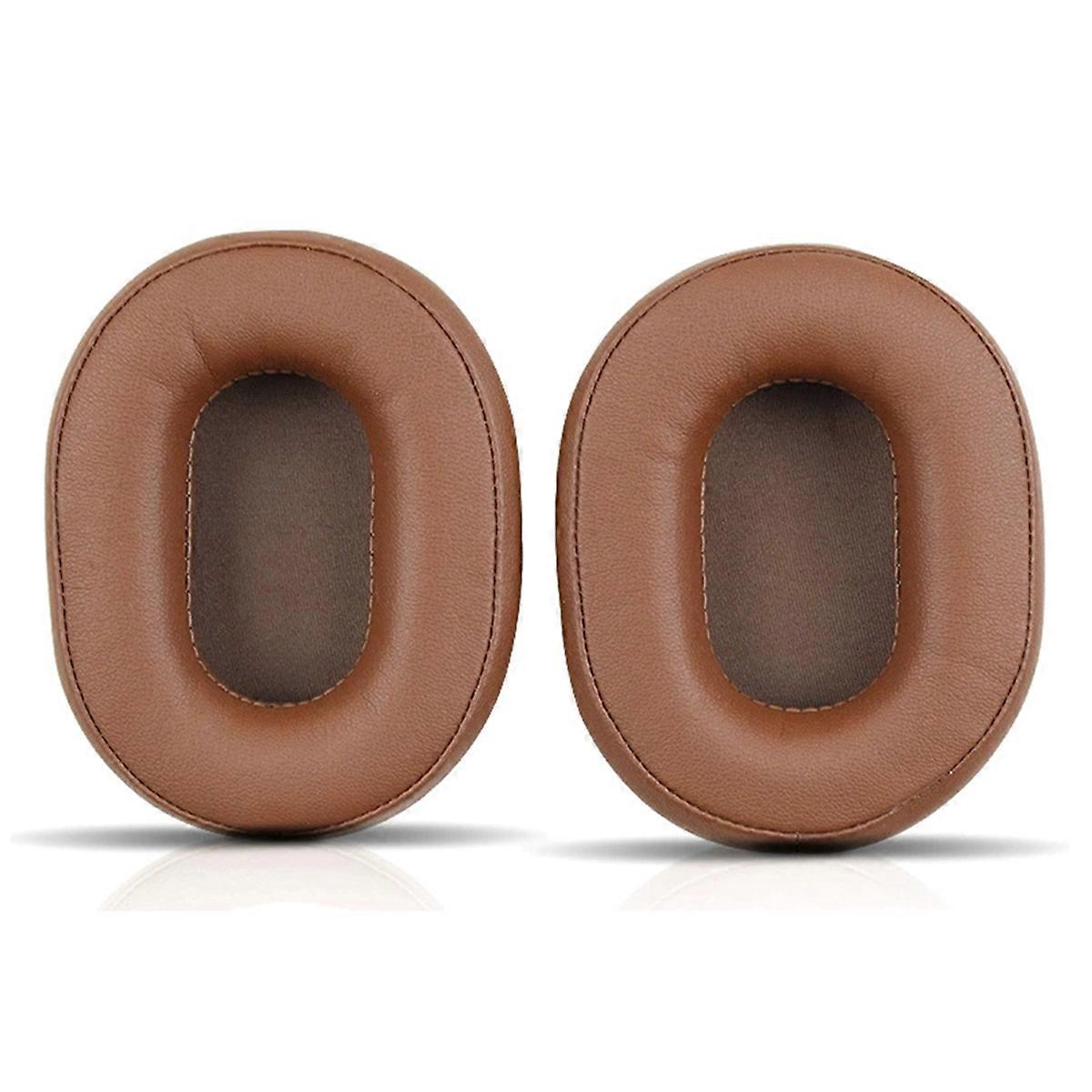 1 Pair Sponge Ear Pads Cushion Cover Earpads Replacement for RP-HD605N HD601N HD805N Headset Brown