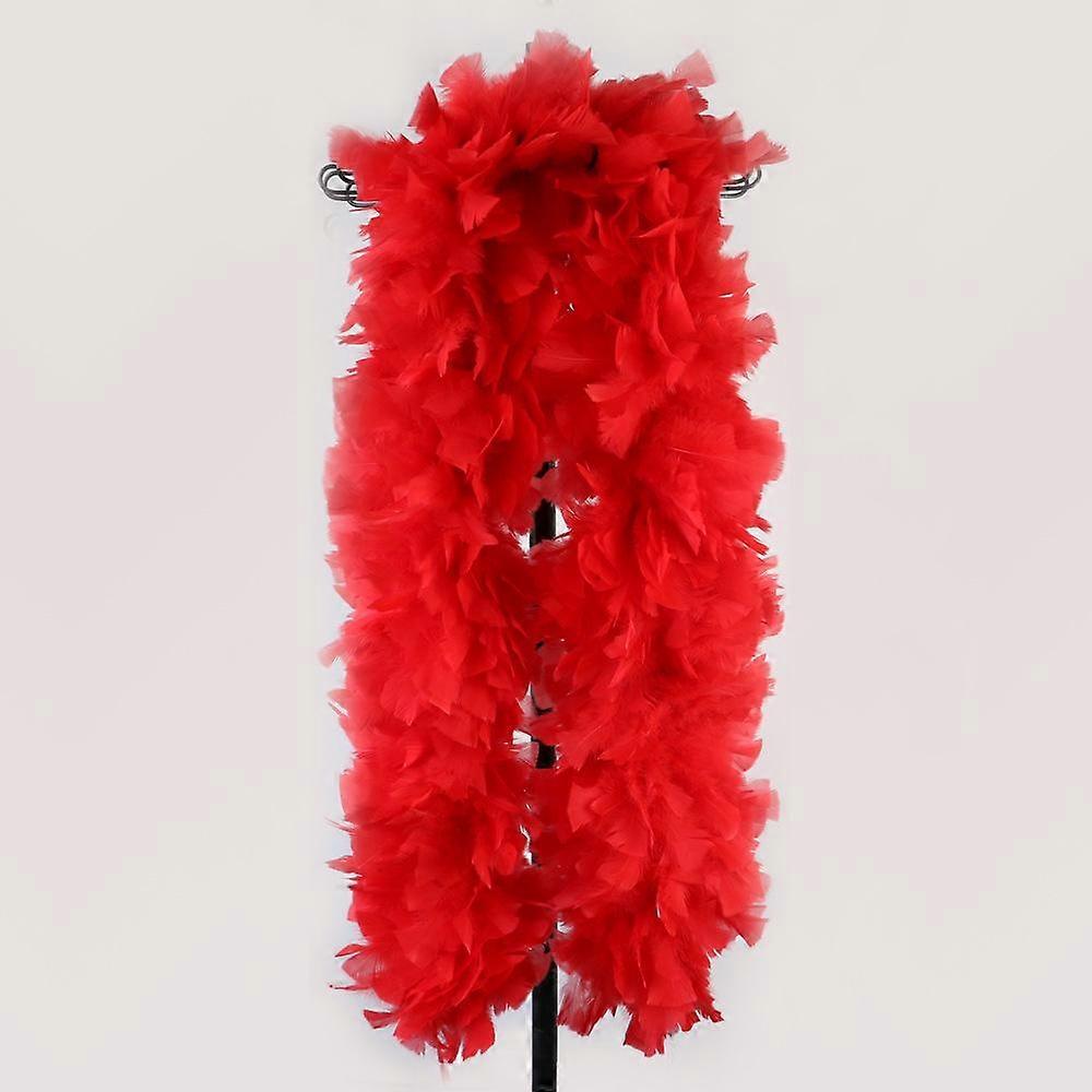 200g Large Flat Top Clothing Performance Material Turkey Feather Thickened Scarf