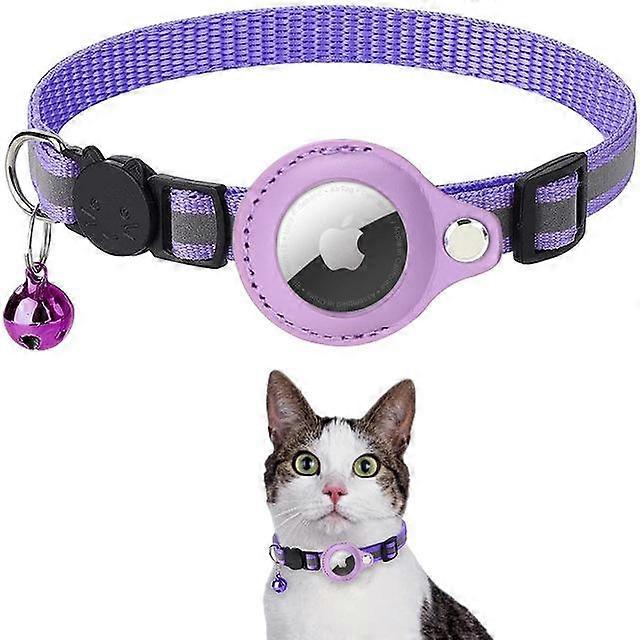 Anti -Lost Pet Cat Collar For The Apple Airtag Protective Tracker Anti Lost Positioning Collar Waterproof Reflective Pet Collars