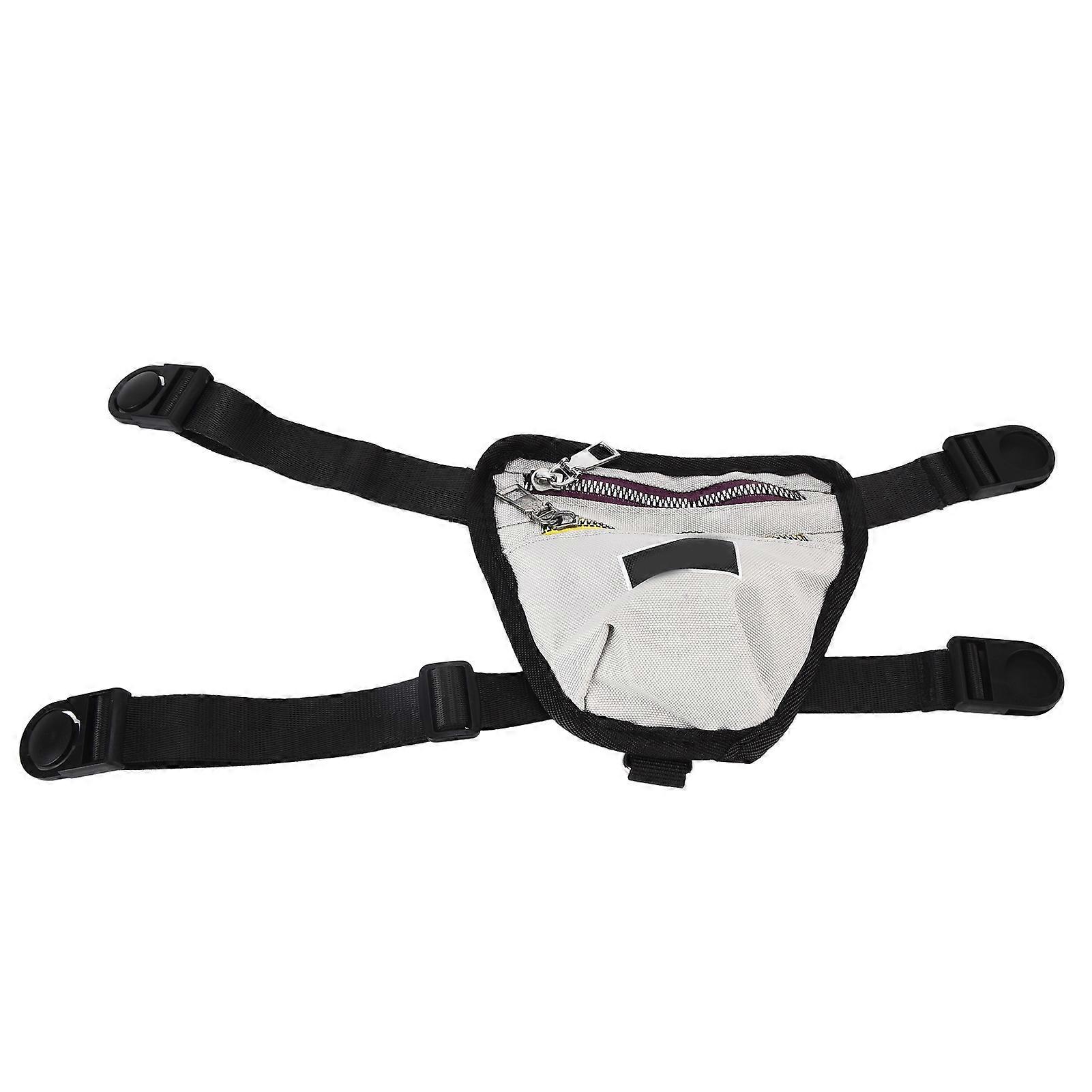 Adjustable Dog Treat Pouch for Hiking, Water-Resistant, Hands-Free, Multi-Compartment, Compatible with All Dog Sizes