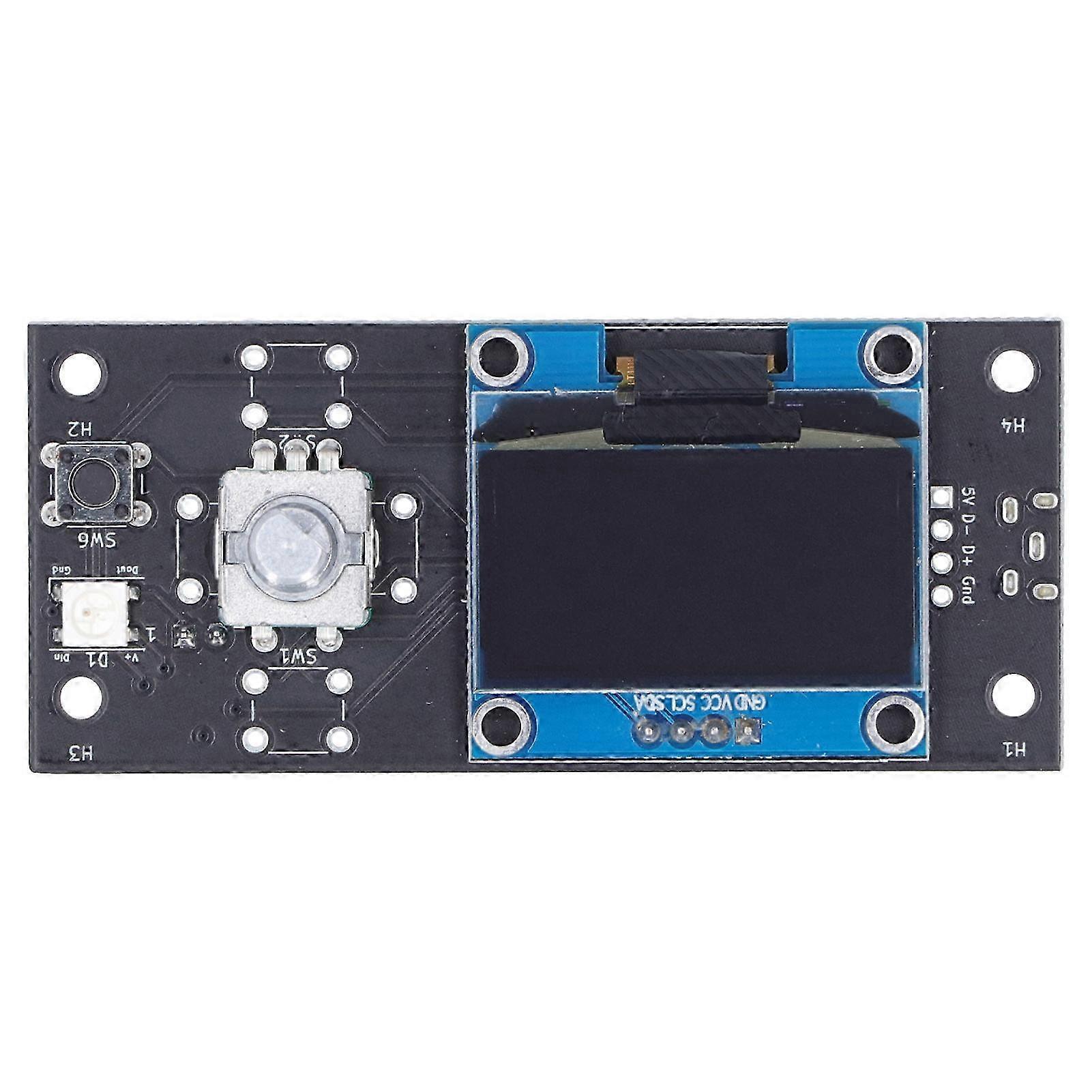Mini 12864 Display Smart LCD Screen Clear Color for Raspberry Pi 3B/Voron V0 3D Printer 1.3in