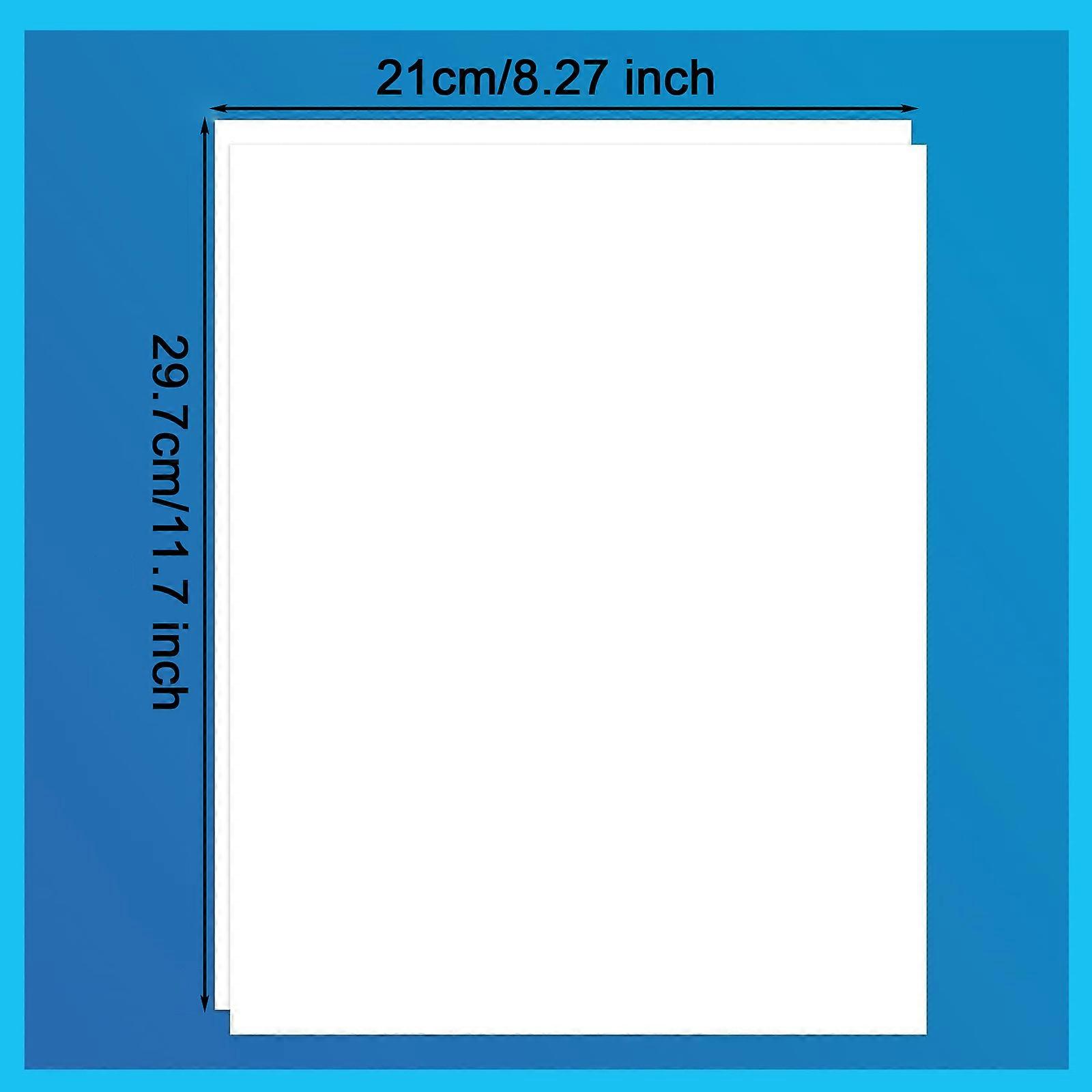 High-Quality Crystal Clear Vinyl Sticker Paper, Glossy Surface With Permanent Adhesive For Secure Attachment, Easy To Apply Without Residue, Ideal