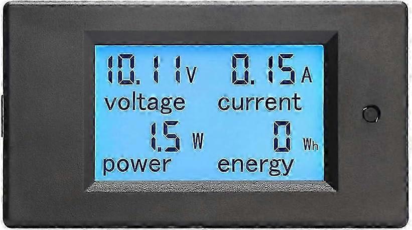 Amp Volt Meter Ammeter Voltmeter Digital 12V DC 6.5-100V 20A, Voltage Current Power Energy Display P