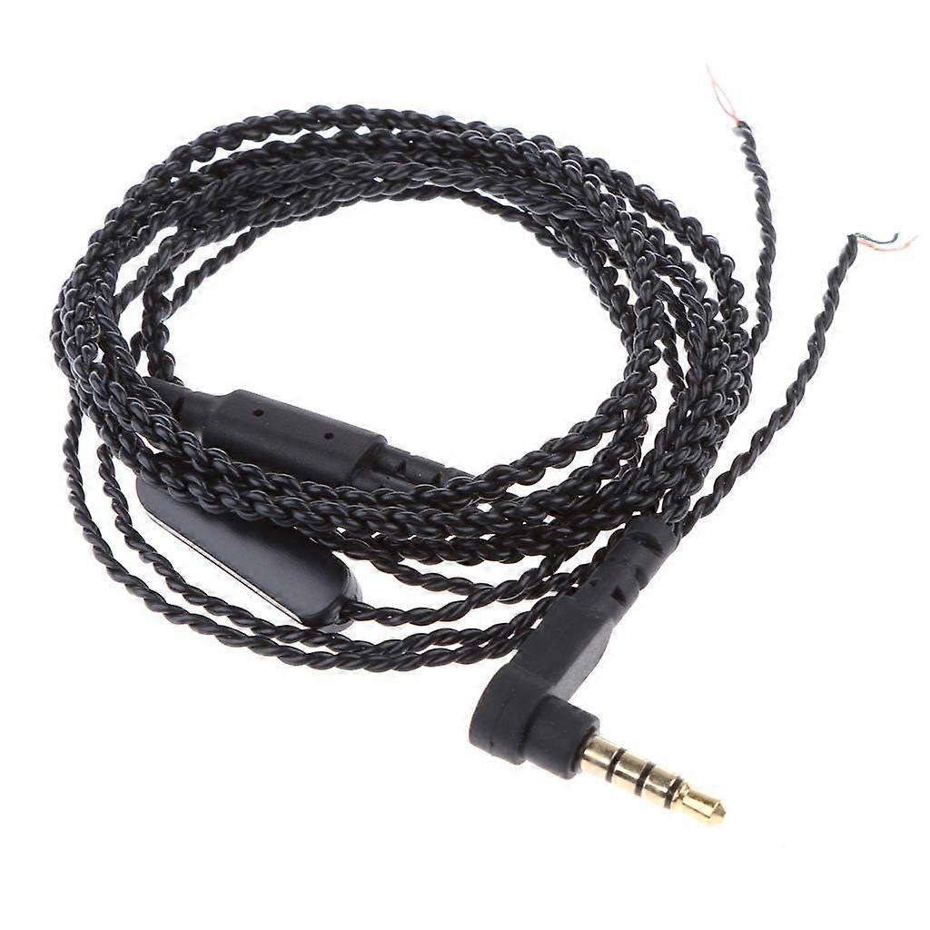3.5mm Plug Braided Cable Audio Cord iPhone iPad iPod MP3 DIY