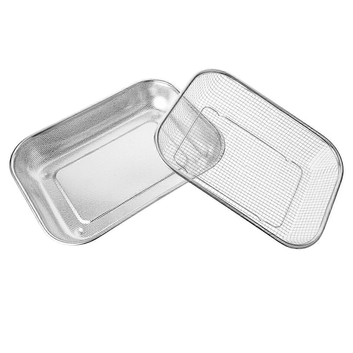 2 soil sifters, stainless steel, 1/4 inch & 1/12 inch mesh