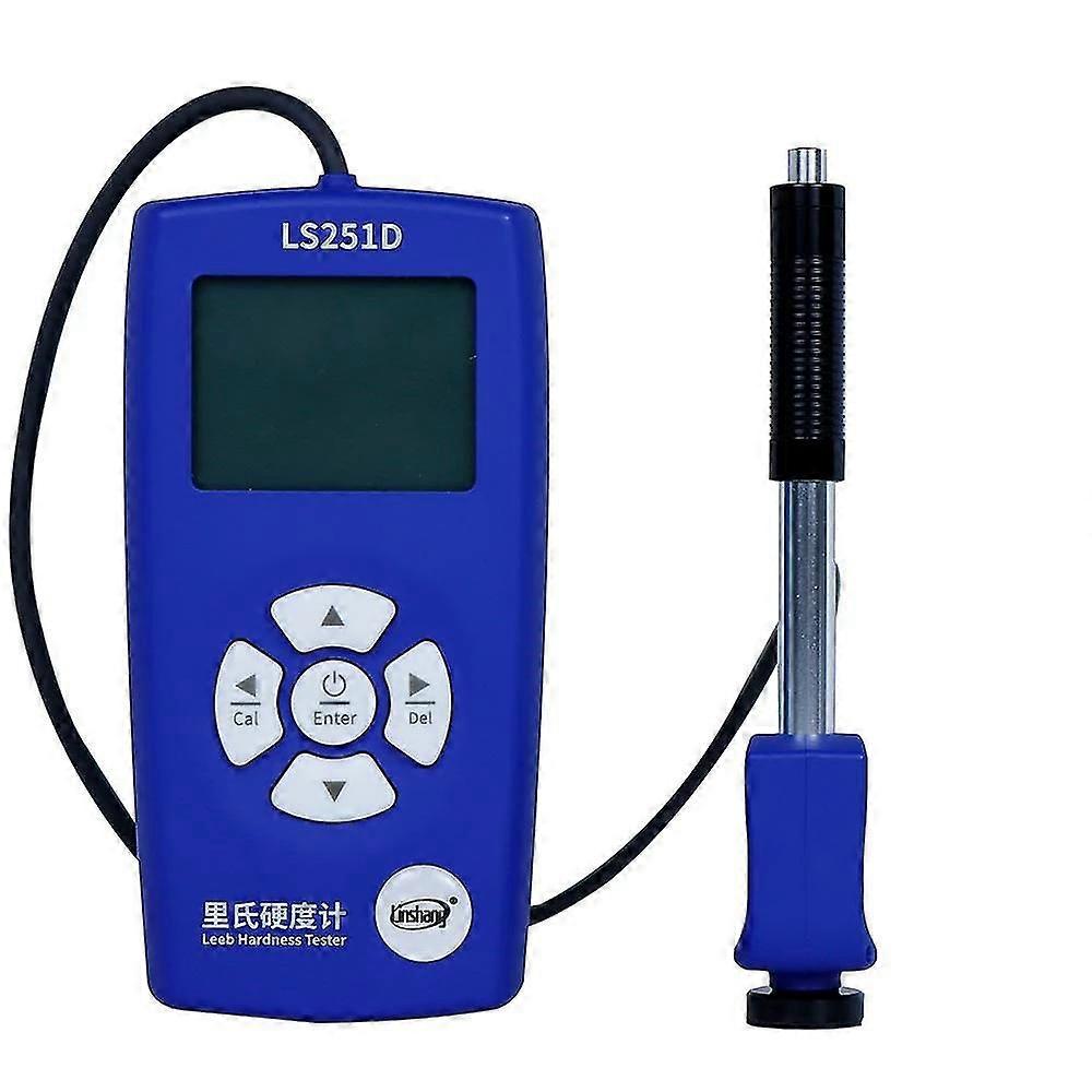 Linshang Ls251d Best Digital Leeb Hardness Tester Portable Testing Machine For Copper Mild Blue Stainless Steel Aluminium Alloy
