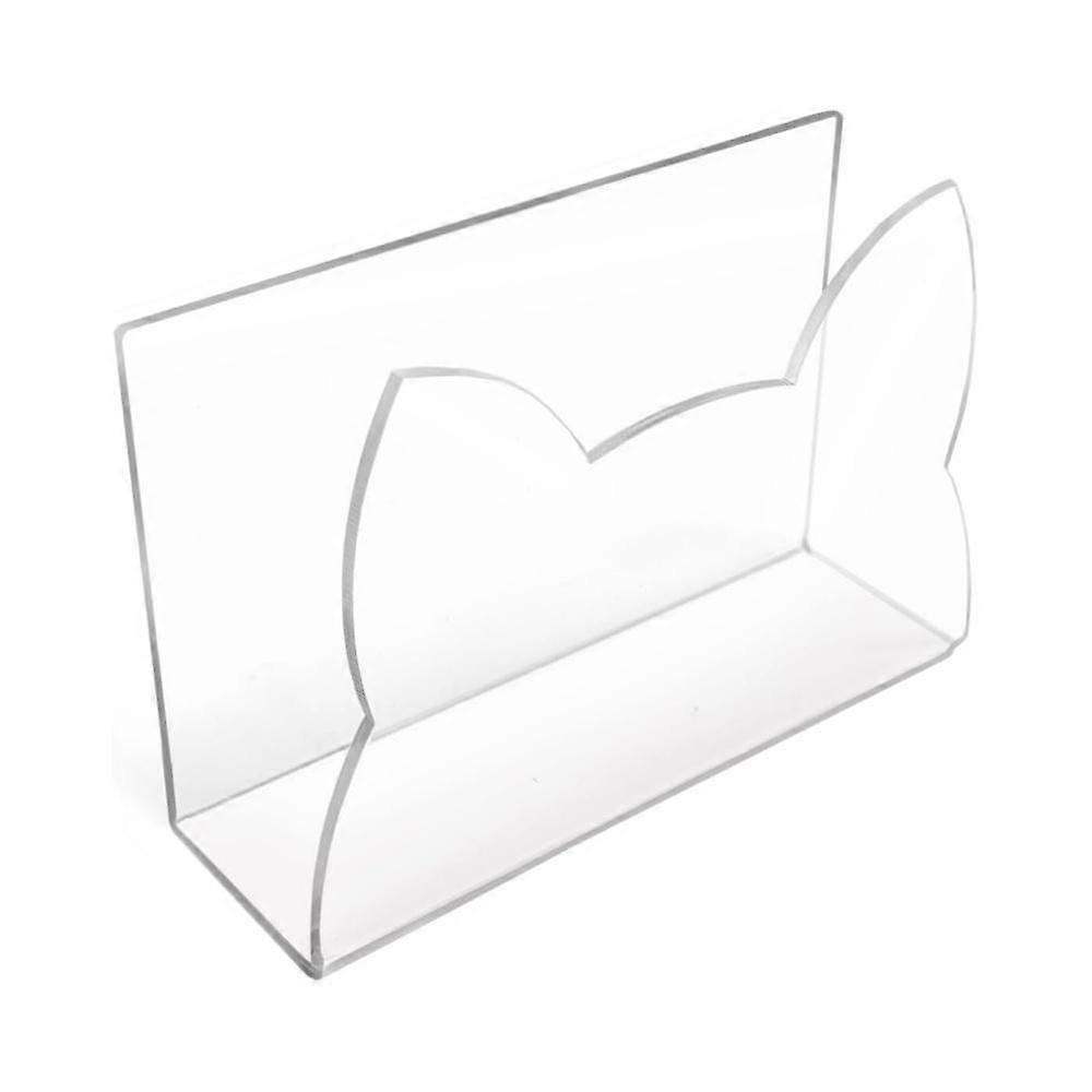 Acrylic Cat-Shaped Mail Sorting Desktop Envelope Rack YX155