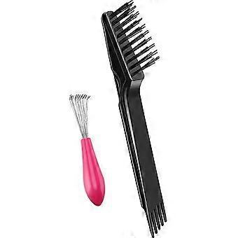 Haarbürsten-Reinigungswerkzeug-Set - Doppelkopf-Kammreiniger und Mini-Bürste für eine effiziente Haarpflege
