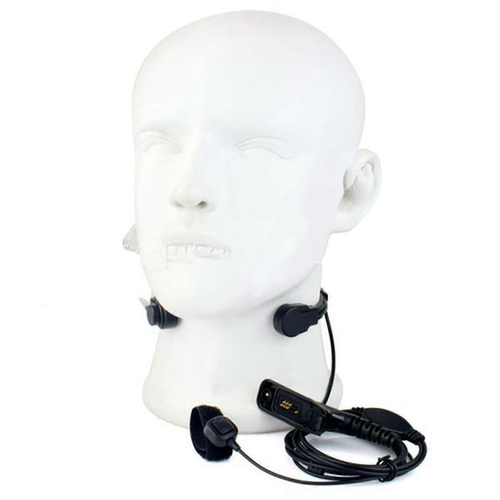APX6000 Air 2 White In-Ear Two-Way Radio Headset 3.5mm with Jack, Compatible with Motorola APX 8000, 6000