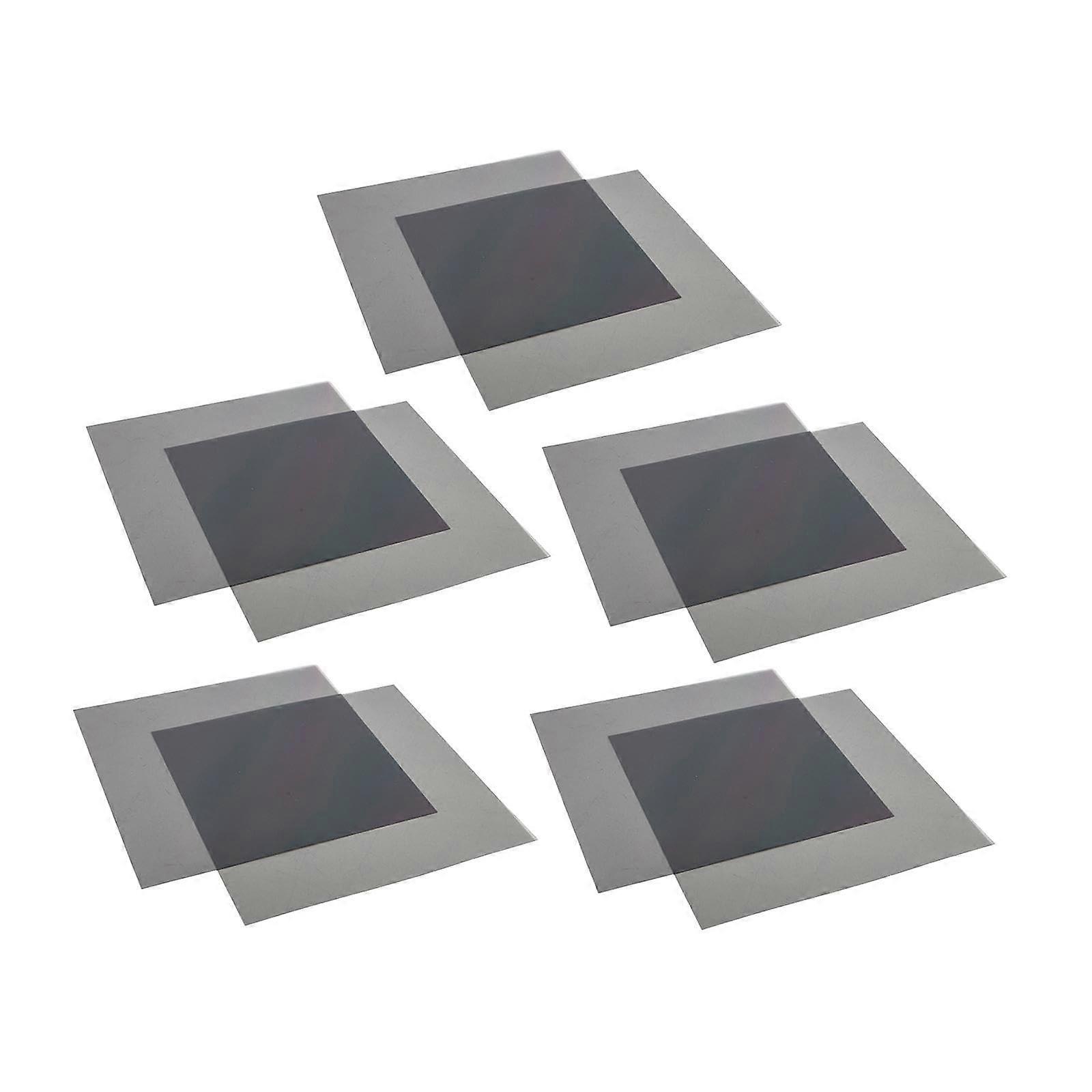 10Pcs Polarizer Film Sheets 18x18cm Maintenance for LCD Screen