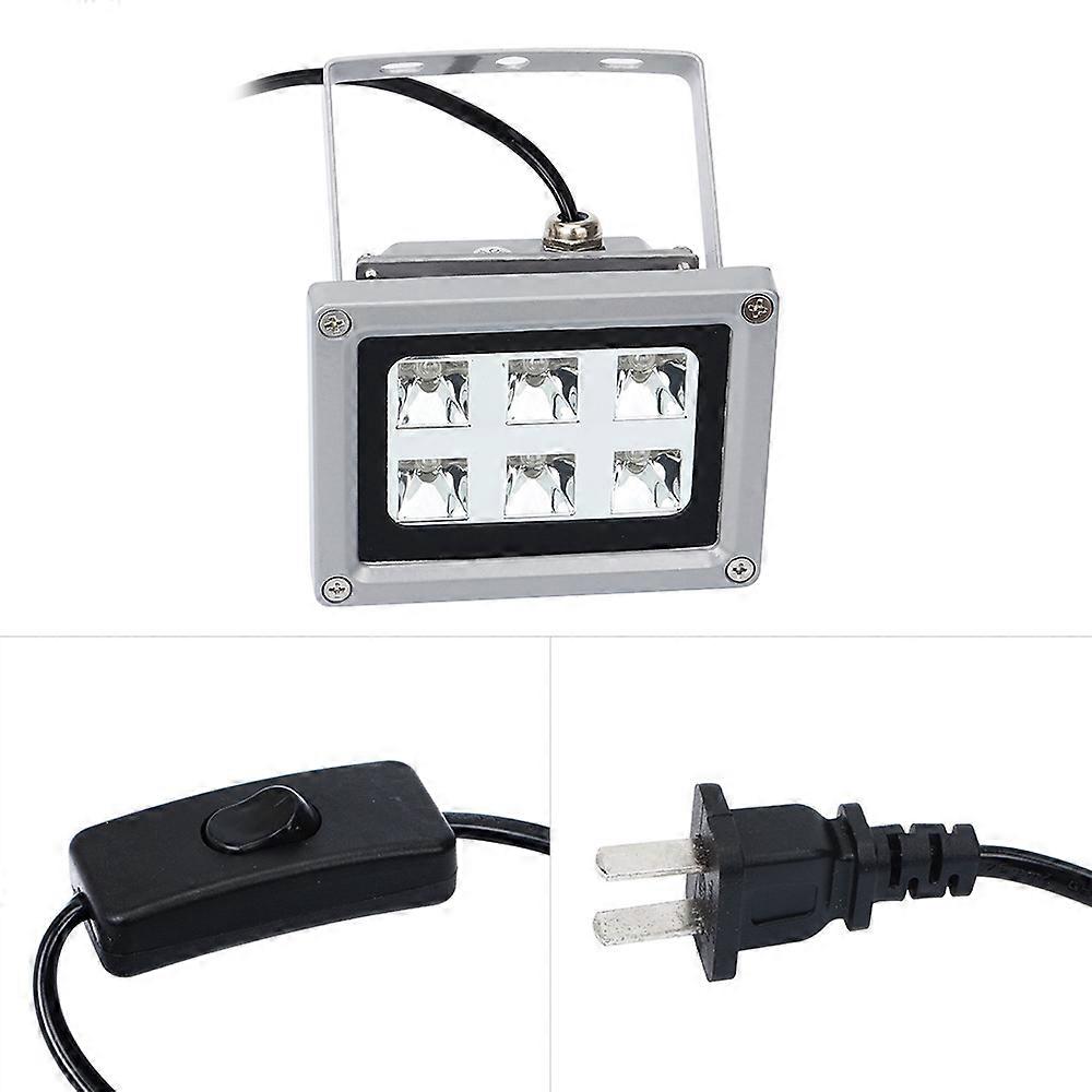 UV Resin Curing Light 6pcs 405nm LED 60W Gray 11.5x8.5x9cm