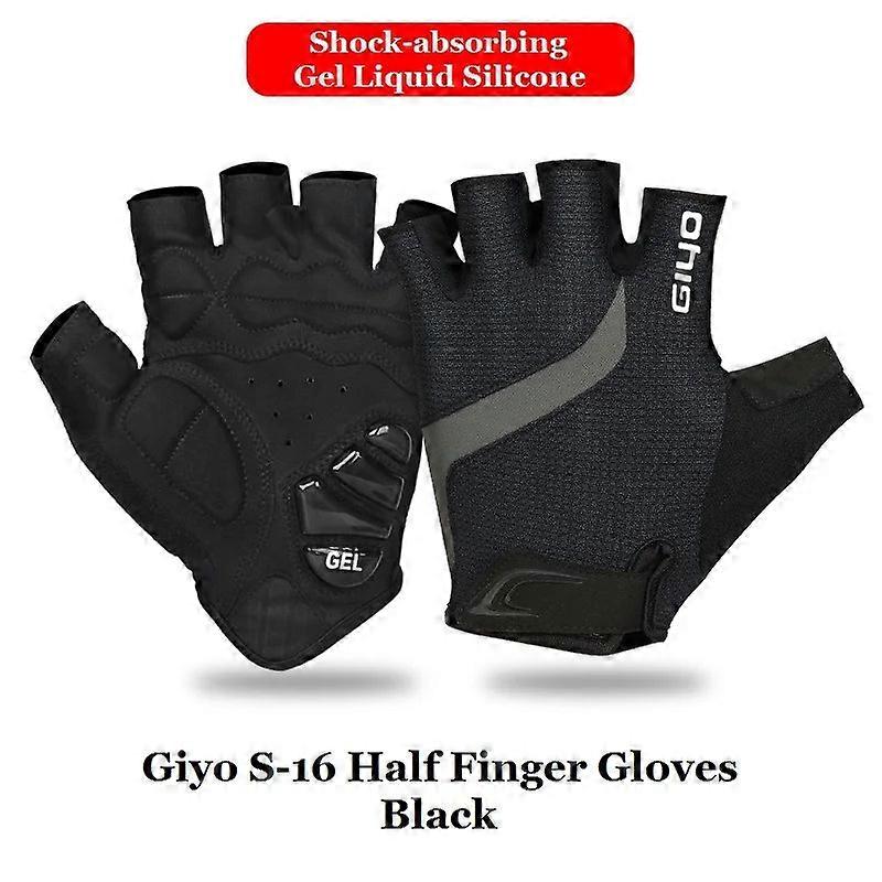 Half Finger Bike Gloves, Anti-slip Cycling Mitts For Mtb & Road Riders