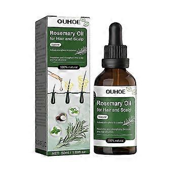 Cuidados com o cabelo Óleo de alecrim Cuidados com o cabelo forte Solid Hair Anti-queda Cuidados com o cabelo Nutrindo o cabelo Óleo essencial de cuidados com o cabelo
