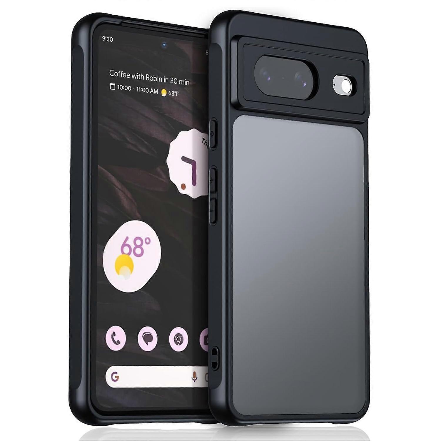 Ultra-thin Translucent PC+TPU Phone Case