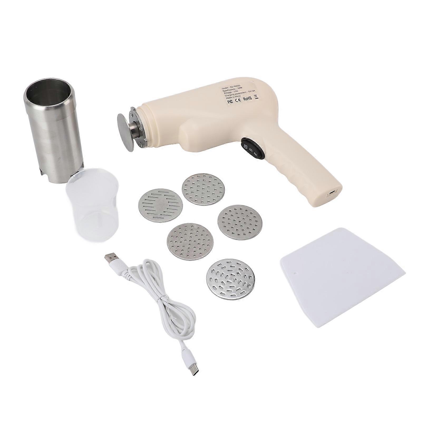 Handheld Electric Pasta Efficient Multipurpose Stainless Steel Portable Automatic Noodle Maker for Spaghetti Ramen