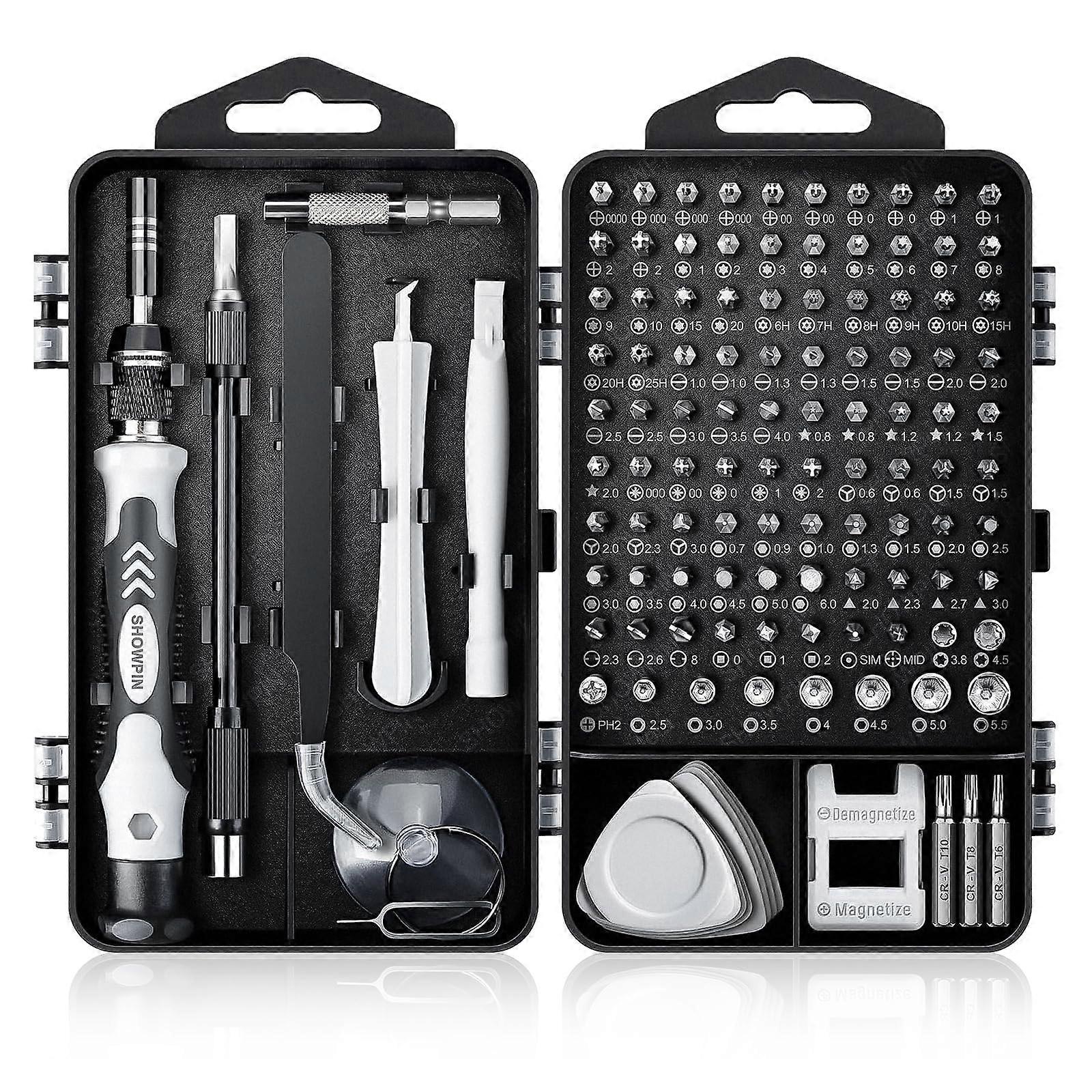 120 in 1 Precision Screwdriver Kit – Magnetic Repair Tool Set for Electronics, Laptop, iPhone, PC, Gaming Console, Watch & Eyeglass Repair