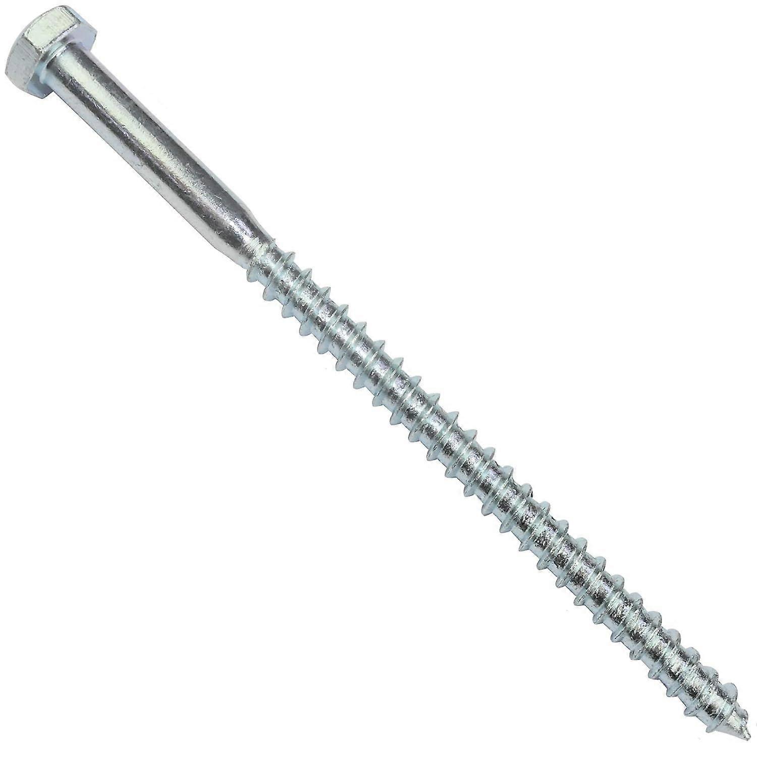 طقم من 50 قطعة - براغي خشبية - برغي متأخر - رأس سداسي - سداسي - M6x100mm - زنك ستيل - DIN571 - معدن - DIY