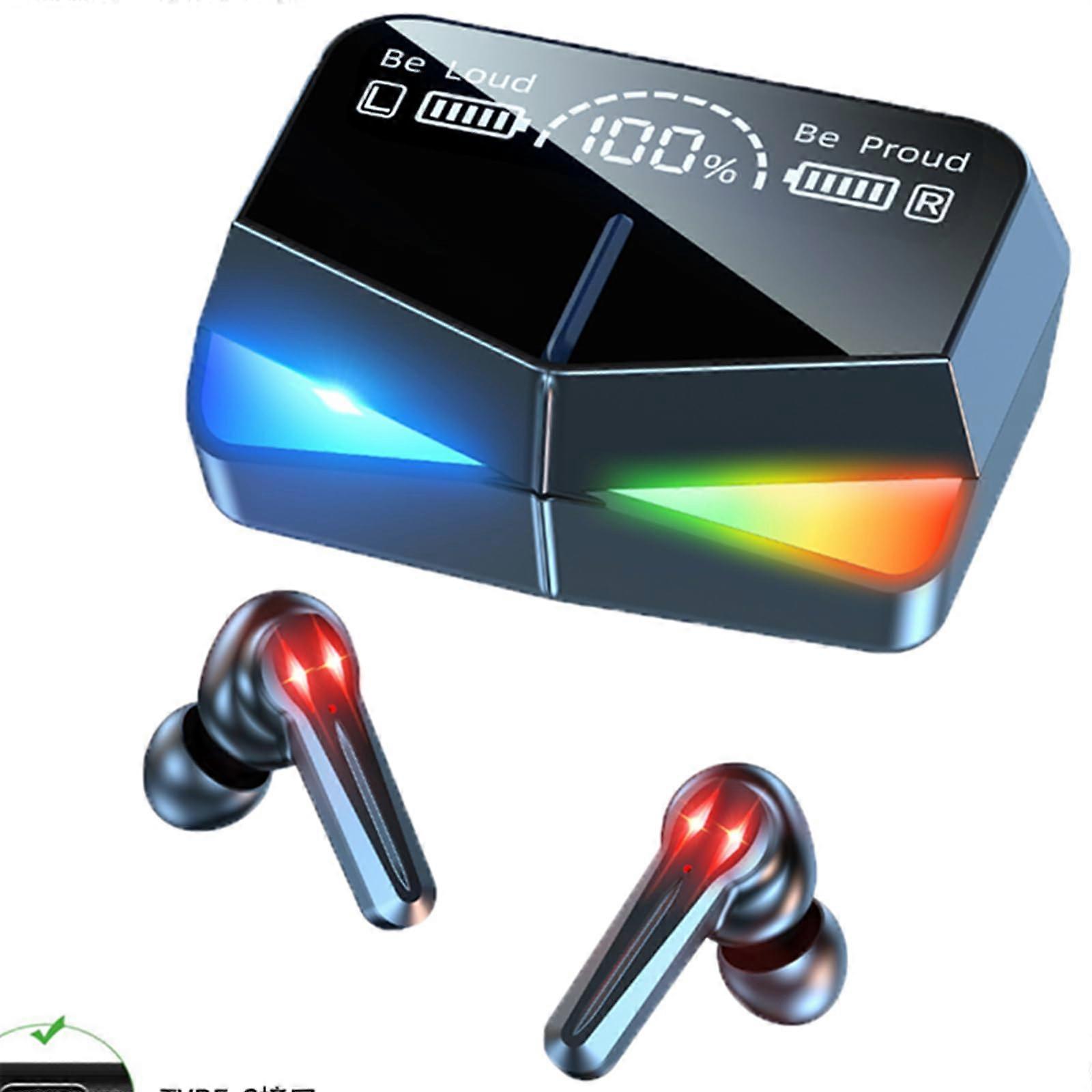 True Wireless Earbuds Model 7, Bluetooth 5.3 Waterproof Headphones with Touch Control, Built-in Mic, IP7 Rating