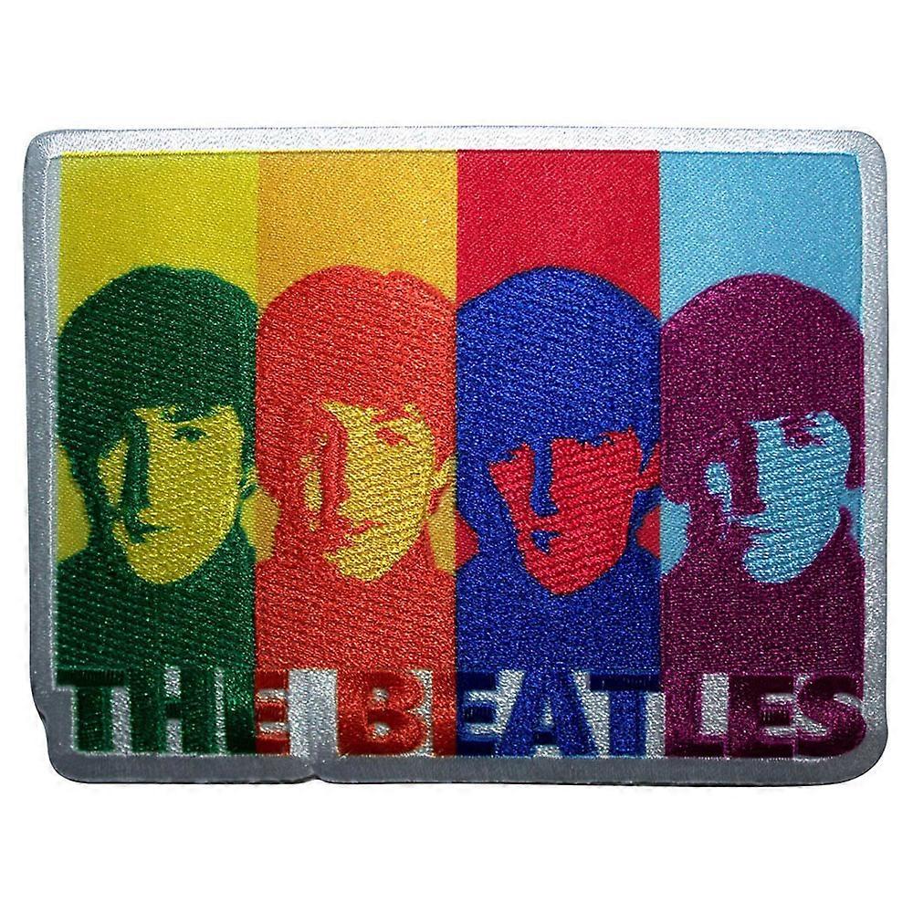The Beatles Colour Head Shots Woven Patch
