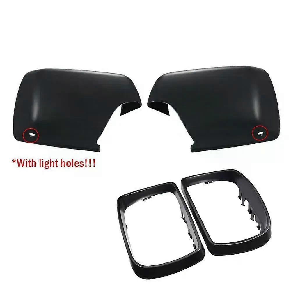 For BMW X5 Series E53 1999 2000 2001 2002 2003 2004 2005 2006 Car Replacement Rearview Side Mirror Cover Wing Cap Door Trim