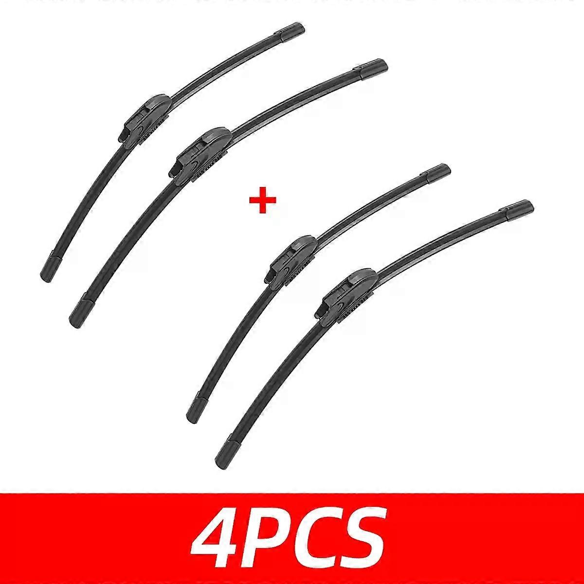 Car Wiper compatible for Toyota Auris Hatchback MK2 2012-2017 Front Rear Wiper Blades Brushes Cutter Auto Accessories 2016