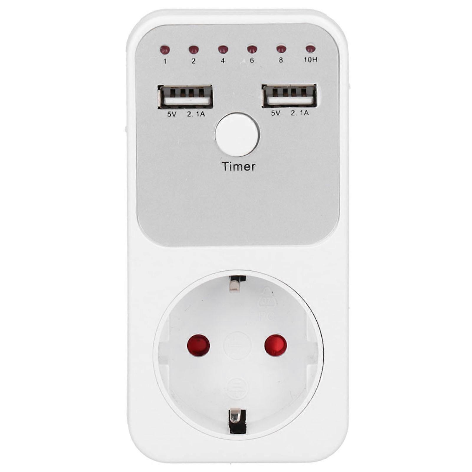 USB Smart Digital Countdown Timer Socket for Computer Phone Charger