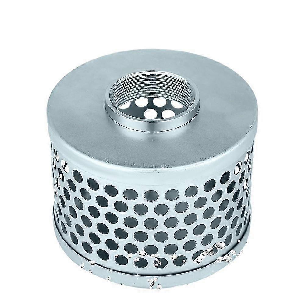 Round Hole Suction Strainer Filter Stainless Steel NPT Thread Hose Water Pump Inlet Strainer for Remove Debris Trash