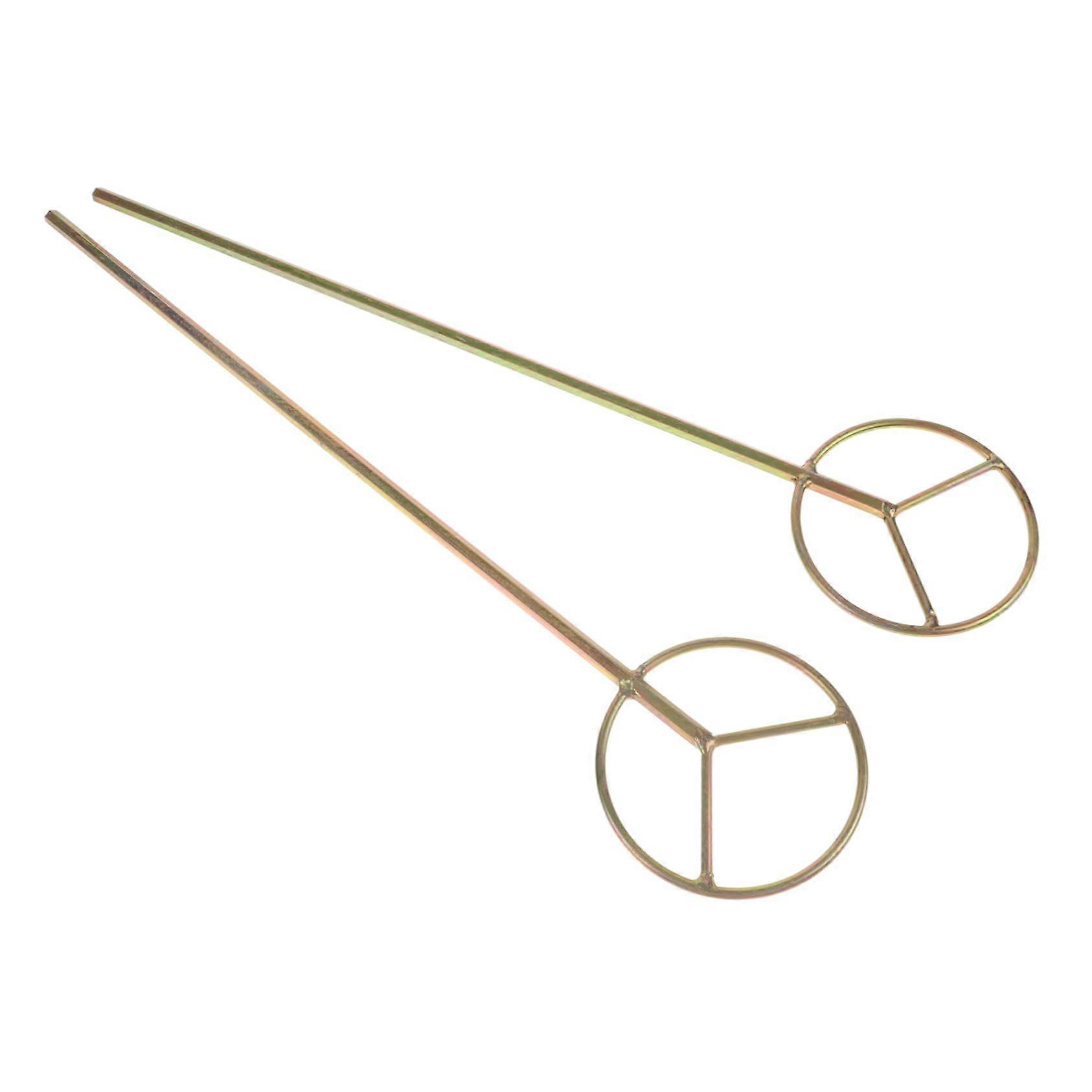 Replacement Mixing Sticks 2pcs Metal Cement Mixer Install Easy for Efficient Drywall Mud Mixing