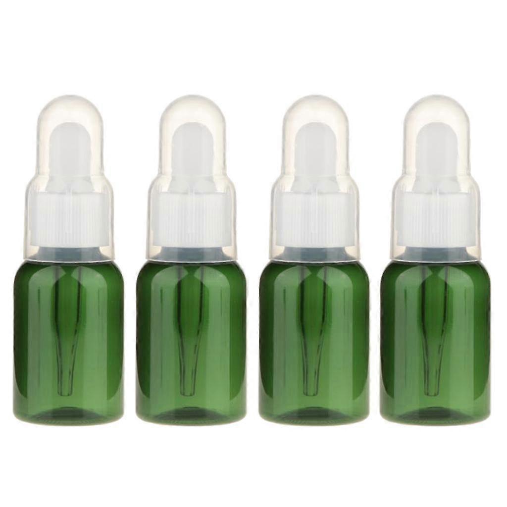 4pcs 35ml Empty Refillable Dropper Bottle with Pipette Essential Oil Sample